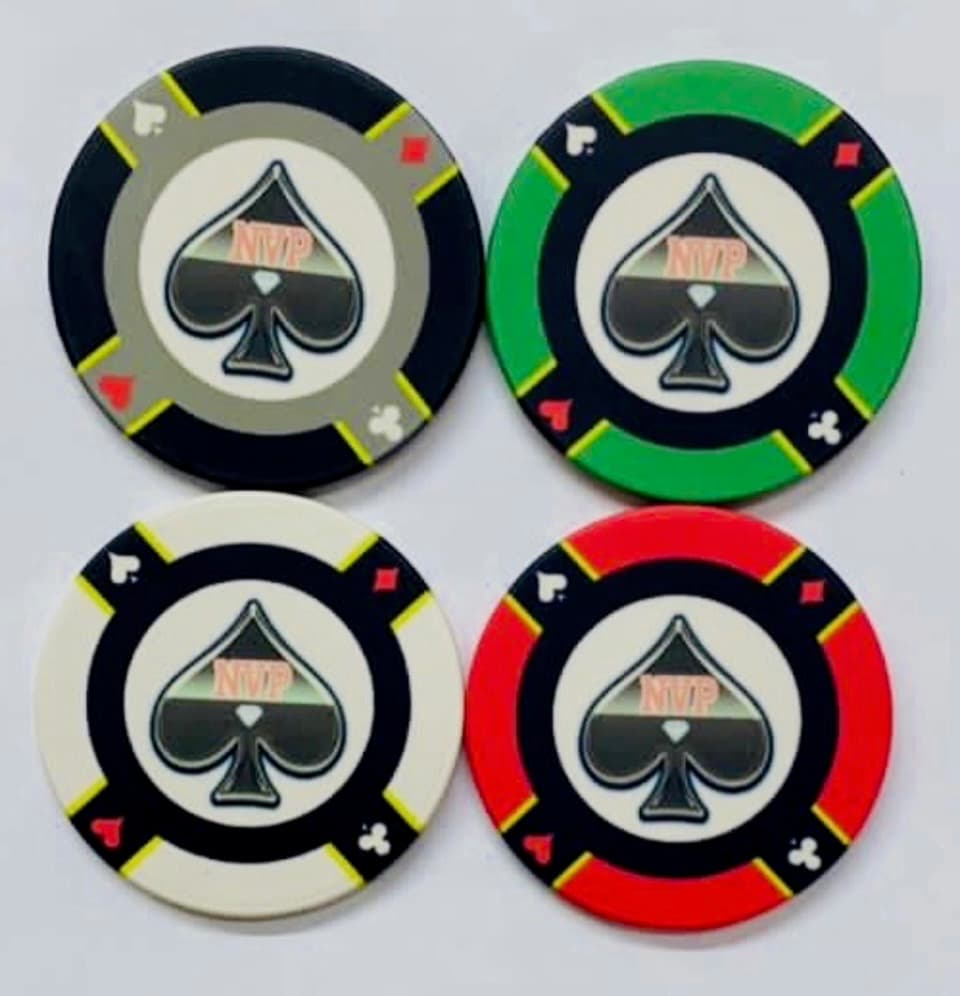 Custom NVP poker chips